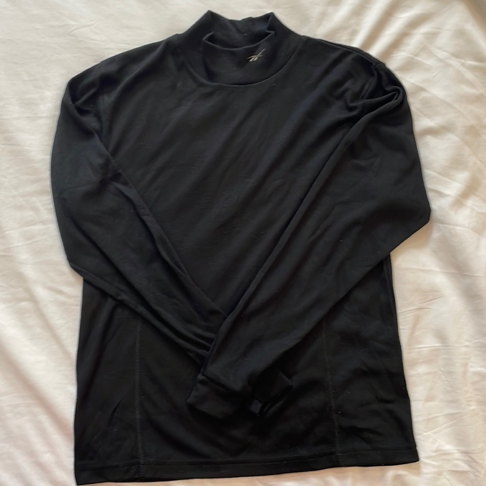 Reebok long sleeve mock turtleneck